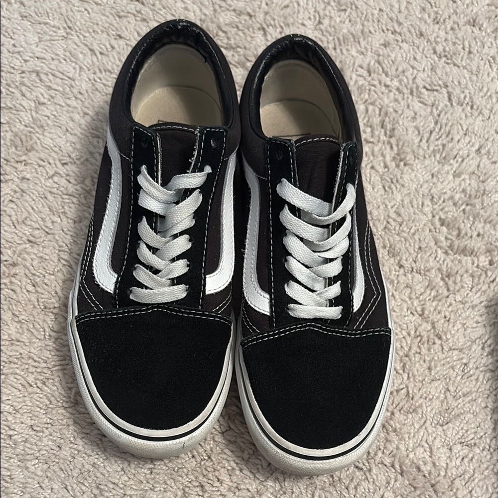 Vans Black and White Classic Sneakers
